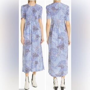 Baum Und Pferdgarten Adamaris Smocked MIDI Dress Sz 42/L